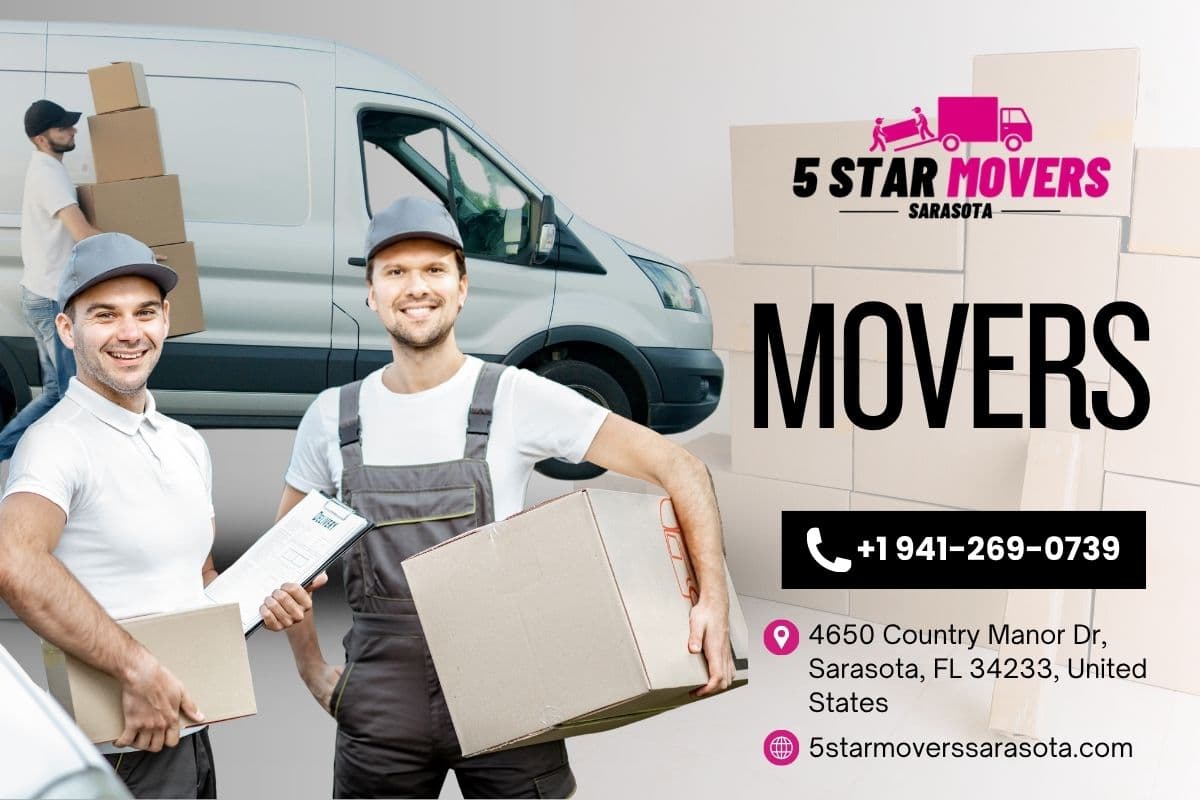 5 Star Movers Sarasota crew at work